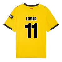 Stroje piłkarskie Girona Thomas Lemar #11 Koszulka Wyjazdowej 2025-26 Krótki Rękaw